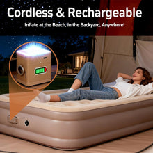 حمل الصورة داخل معرض الصور, سرير قابل للنفخ والتفريغ أوتوماتيكيا