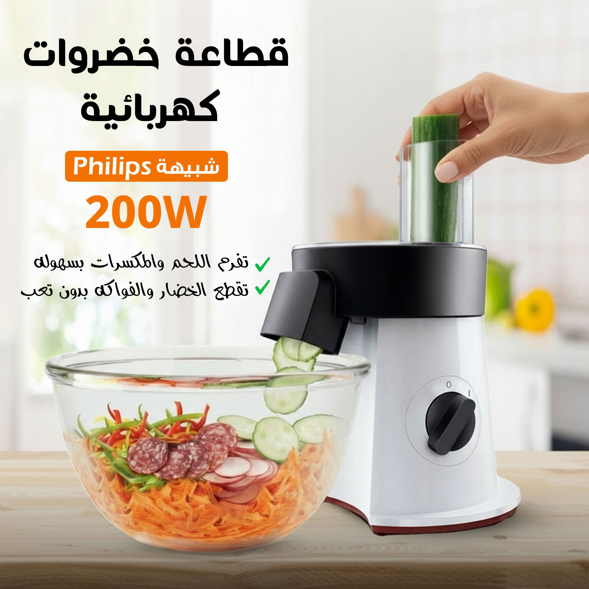 قطاعة الخضروات الاوتوماتيكية 5 في 1 – kasheekh